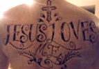 One of Cory Schroeder's tattoos
