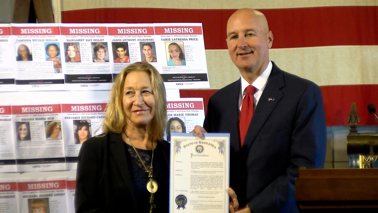 Jannel Rap and Nebraska Governor Pete Ricketts Jannel Rap and Nebraska Governor Pete Ricketts
